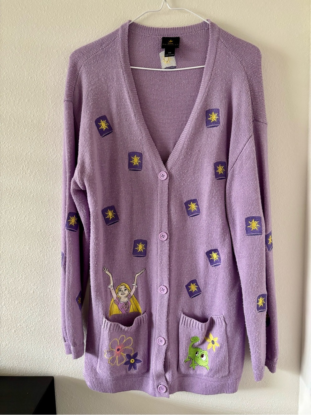 Disney Tangled Ribbed Sweater Cardigan